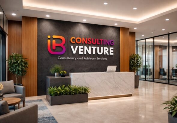 Office reception at iBluu Consulting Venture